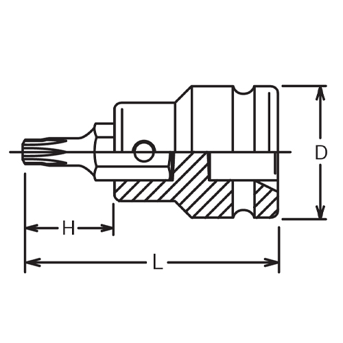 3/4DR/T60 [Torx]インパクトビットソケット_画像04