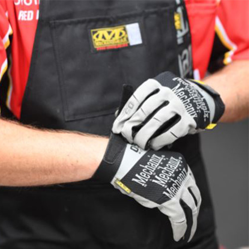 [Ｓ] 手袋・メカニック(合成革/黒)_画像03