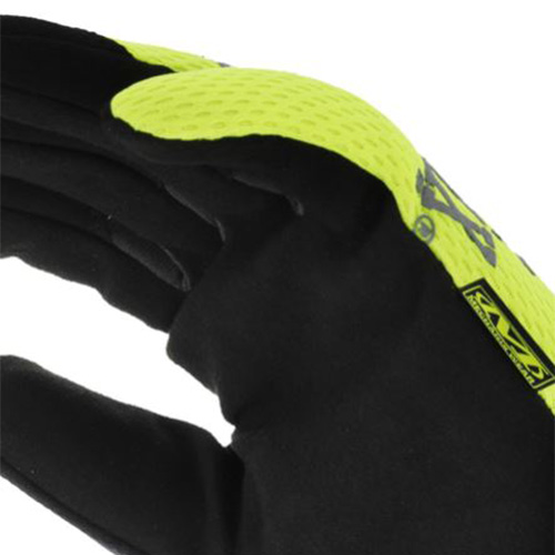 [Ｓ]手袋・メカニック(合成革/蛍光イエロ-)_画像02