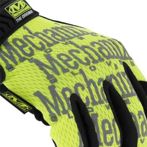 [Ｓ]手袋・メカニック(合成革/蛍光イエロ-)_画像03