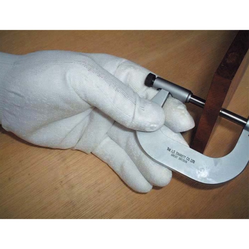 Ｍ230mm手袋 極薄ナイロン･滑り止め付10双_画像02