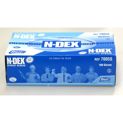 XL240mm手袋 ニトリルゴム･パウダー無100枚_画像02