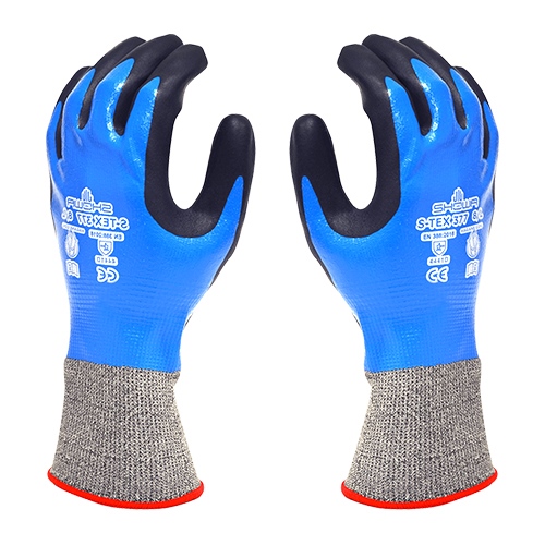 Ｍ手袋耐切創SUS ポリエステルニトリルコト_画像03