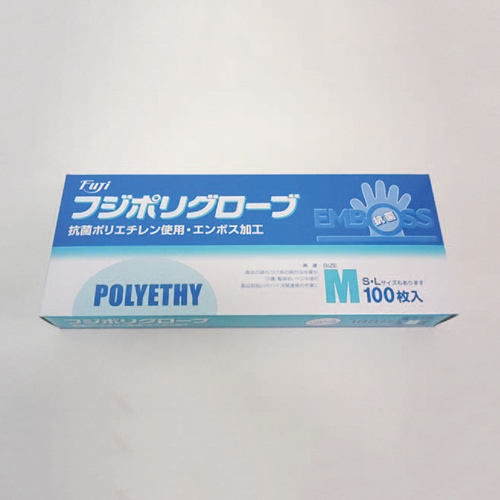 [Ｓ]手袋(抗菌ポリエチレン･エンポス100枚)_画像02