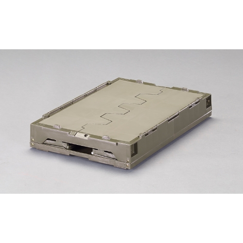 531x368x334mm50L折畳コンテナOD蓋･窓付5個_画像02