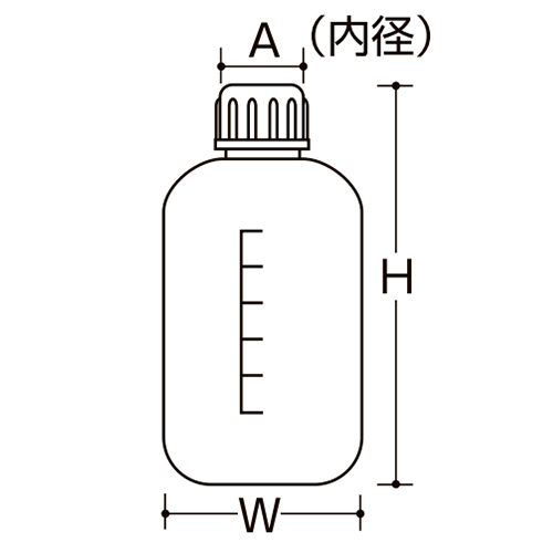 φ33x 68mm/　30ml 細口ポリ容器_画像04