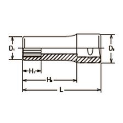 1/4DR/1/4航空規格 ディープソケット inch_画像04