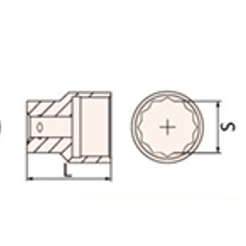 1/2DRx10mm ソケット(チタン合金製)_画像03