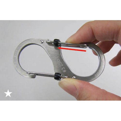 90x40Ｓカンスナップフックロック付/silver_画像04