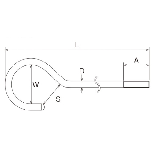 M6x 500mm ロングＳカン(ステンレス製)_画像03