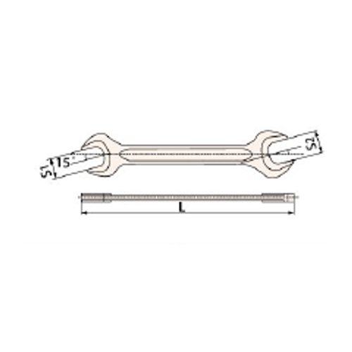 14x17mm 両口スパナ(ノンスパーキング)_画像03