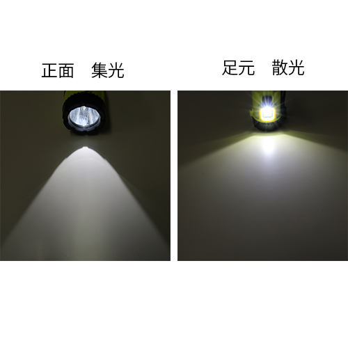 充電式フラッシュライト/LED(防爆構造/黄)_画像03