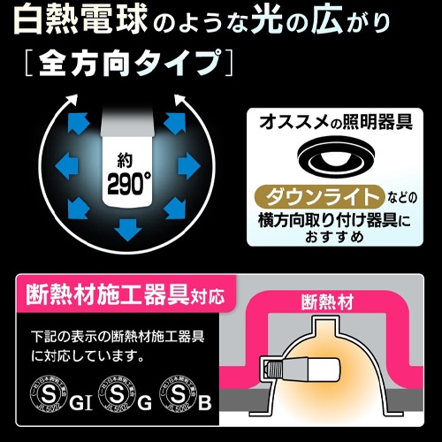 AC100V/7.3W/E26 電球/LED(全方向/昼白色)_画像02