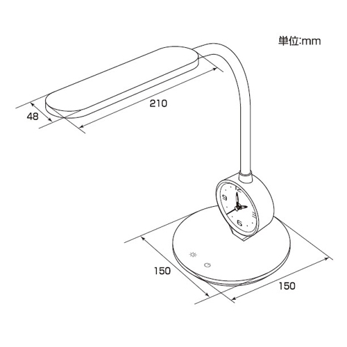 AC100-240V/8.2W デスクスタンドＬＥＤ_画像04