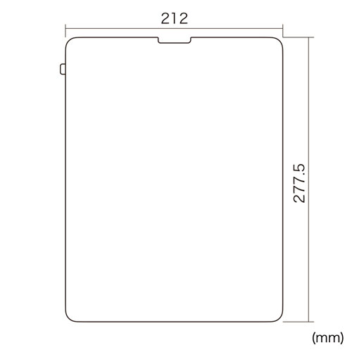212.0x277.5mm 液晶保護フィルム(ipad用)_画像02