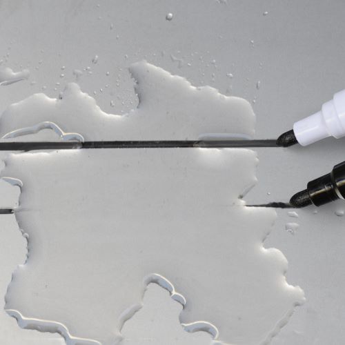 黄/中字 油性ペイントマーカー蛍光全天候型_画像03