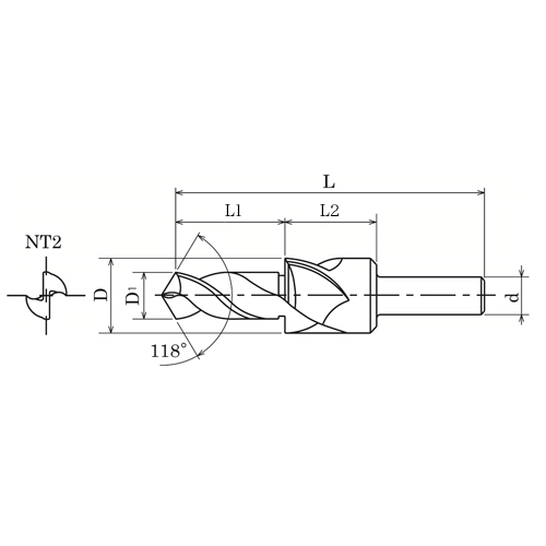 12.7x92ドリル付沈めフライス6角穴付ボルト_画像04