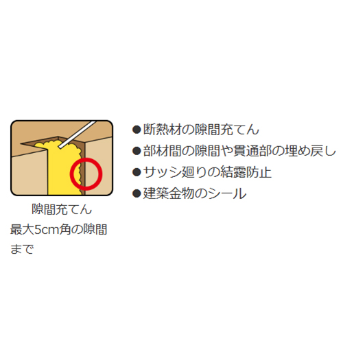 600ml発泡ウレタンフォーム(一液性/ピンク)_画像03