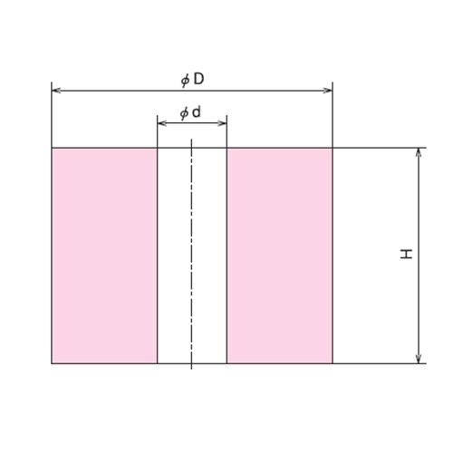 φ 65/16mmx 50mm クッションゴム_画像02