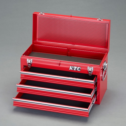 520x215x300mm/3段ツールキャビネット(RED)_画像03