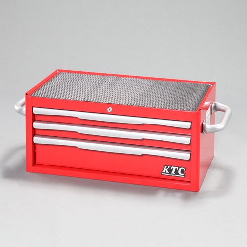 715x390x330mm/3段ツールキャビネット(RED)_画像03