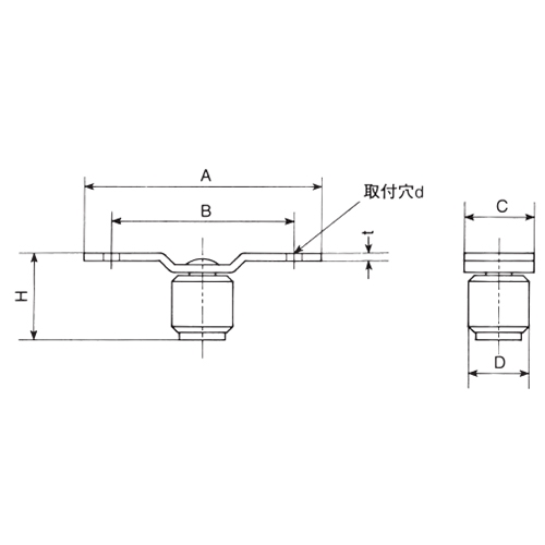 ４号レール用ガイドローラー(スチール)_画像02