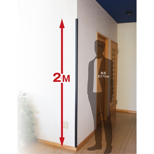 15x15x2000mm クッションガード(黒)_画像04