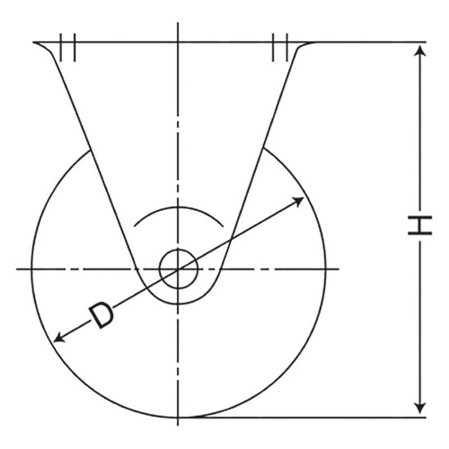 100mm キャスター(固定金具付)_画像03