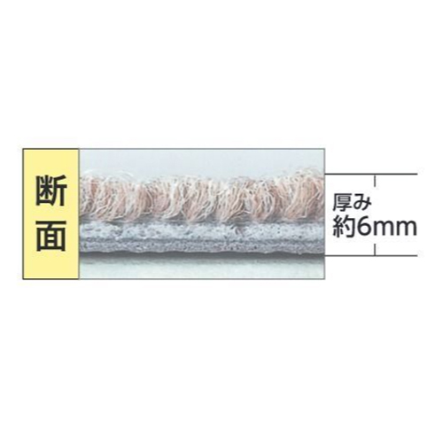 500x500x6mm タイルカ-ペット(グレ-)_画像02