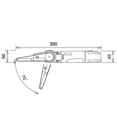 AC100V/50W マイクロベルトサンダー_画像04