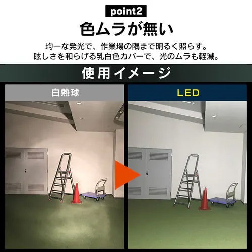 AC100V/70W 作業灯/LED(スタンド付･屋内用_画像03