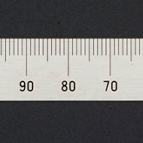 100mm左方向/上目盛スケール(ステンレス)_画像02