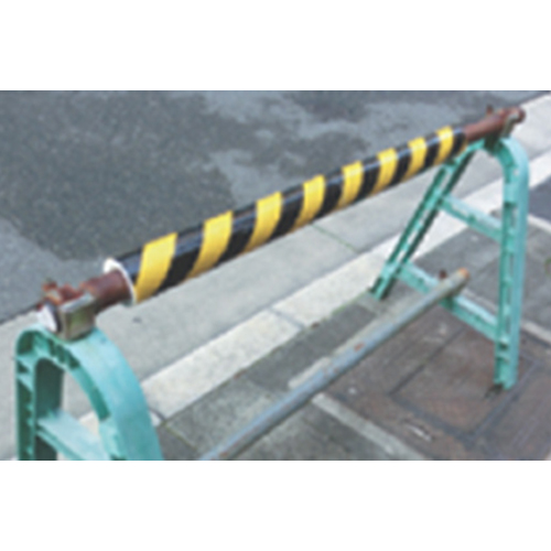 46x69x500mm 安全パイプカバー(黄･黒/2本)_画像04