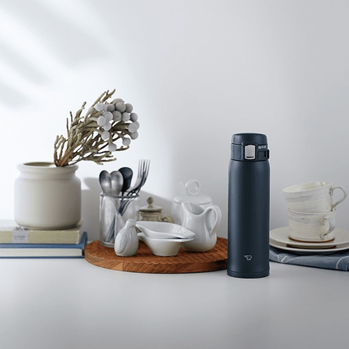 0.48Lステンレス製マグワンタッチ式ネイビ-_画像03