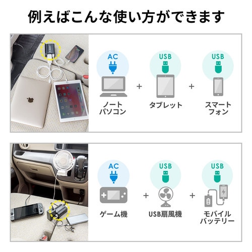 DC12V→AC100V/120W インバーター_画像04