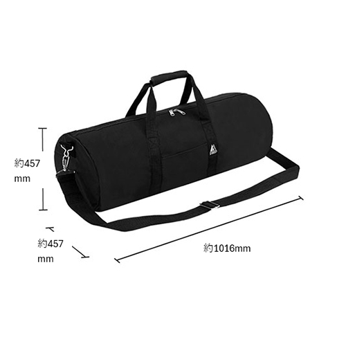 1016x457x457mm/190Lボストンバッグ(黒)_画像02