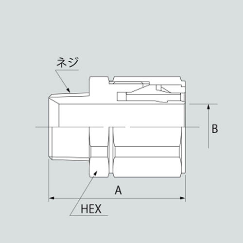 R1in x25-33ナット締めニップル(8ロックSUS_画像04