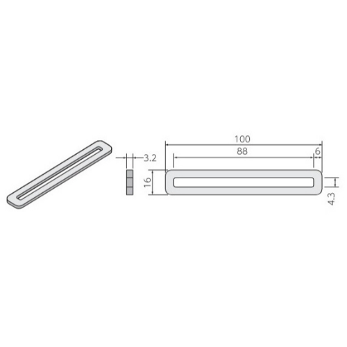 M4/100x16mm補助金具(山形鋼･溝形鋼用)_画像02