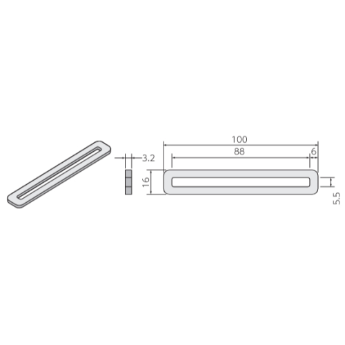 M5/100x16mm補助金具(山形鋼･溝形鋼用)_画像02