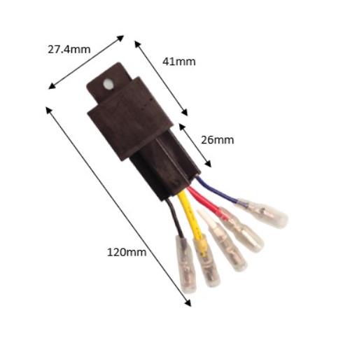 DC12V/30A/5極リレーソケット_画像03