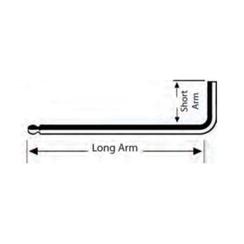 1/8in x95/BallHexagonキーレンチ短ヘッド_画像03