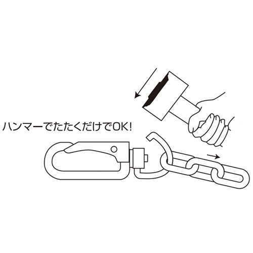 107mmスイベルスナップ(ステンレス製)_画像02