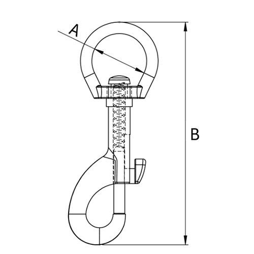 75mmスプリングスナップ(スイベル金具付)_画像04