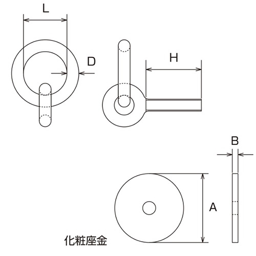 1/4in x28丸カンボルト(アンカープラグ/SUS_画像03