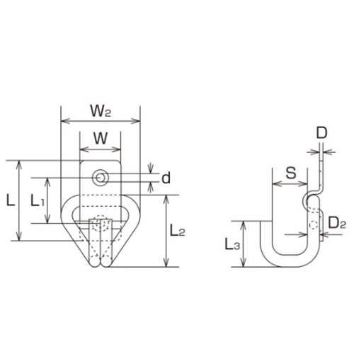 18x36mm/33mmフック型ハンガ(ステンレス製)_画像03