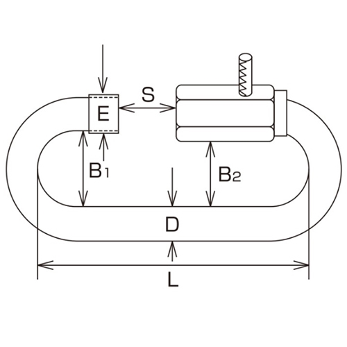 10.0x76mmピン止めリングキャッチ(SUS)_画像04