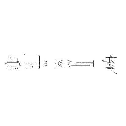 M10x55mm止め金具(左･雌ねじ/ステンレス製)_画像04
