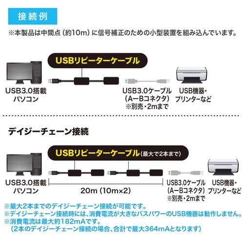 10mActiveリピーターケーブルUSB3.0TypeA-A_画像02