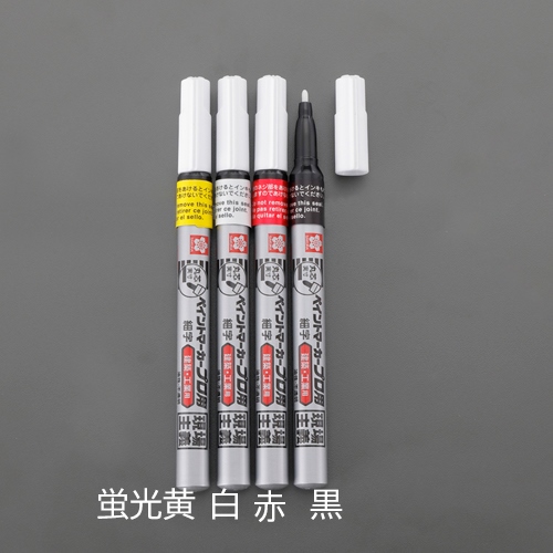 [黒/細字]油性ペイントマーカー工業用/10本_画像02