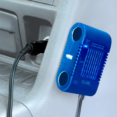 DC24V→DC12V/15A(USB2.4A)コンバーター_画像03